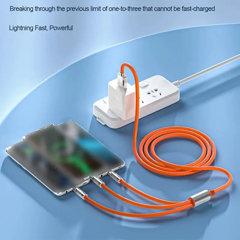 câble de charge rapide usb 3-en-1 pour iphone/type-c/micro usb dispositifs chargeur portable pour iphone 14   11 pro max câble usb pour samsung galaxy s24 23 ultra s22 s21 s20+ pour honor realme xiaomi détails 4