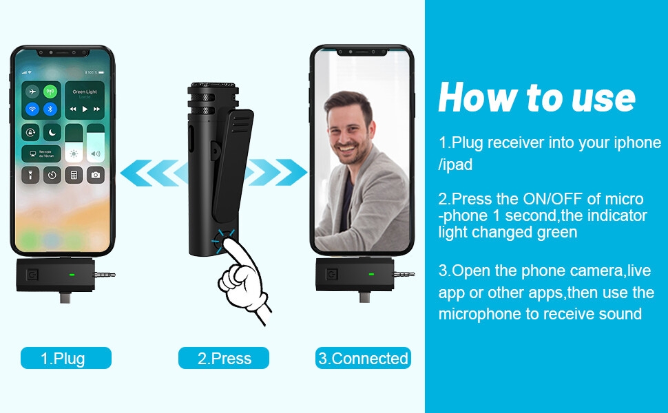 micro bluetooth sans fil iphone