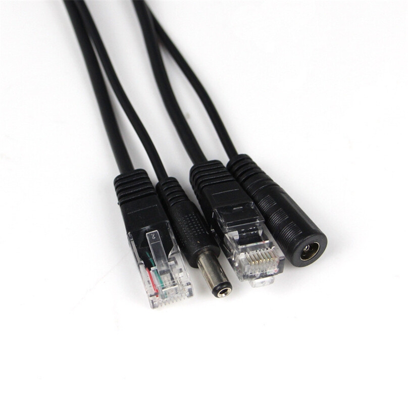 1 Paire D'Adaptateurs PoE Passifs - Injecteur/Répartiteur RJ45 Pour Caméras IP Et Points D'Accès