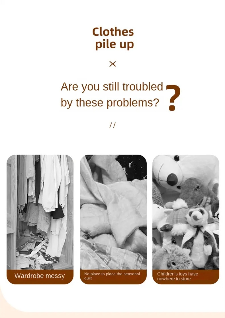 1pc foldable large storage bag giant large fabric clothes basket quilt moving box household clothes packing box luggage storage basket kawaii cartoon clothes storage organizer for closet home storage organization 140l 180l details 0