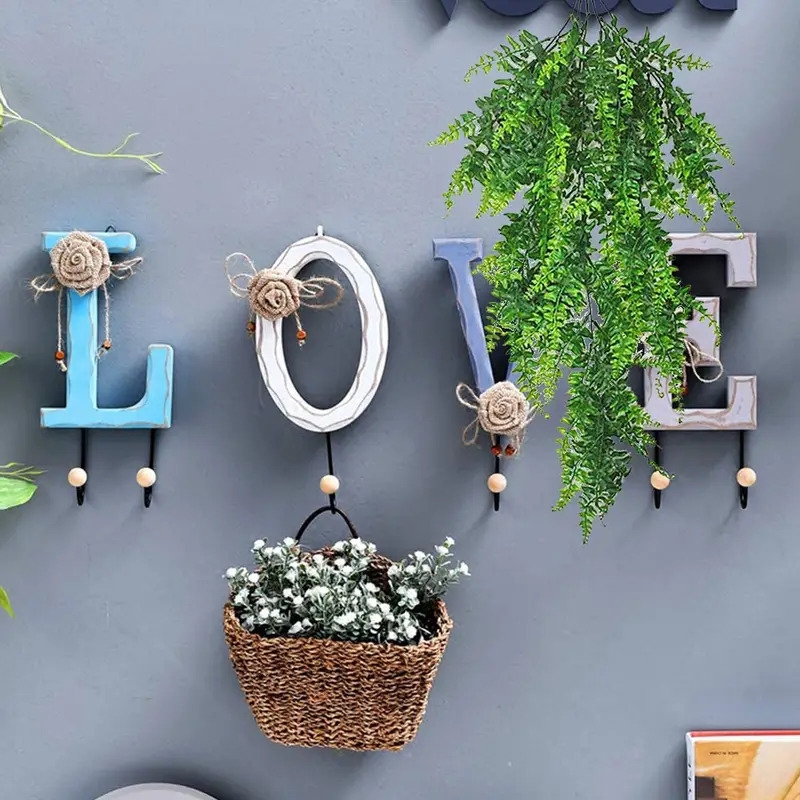1pc artificial hanging ivy wall mounted artificial fern home office green plant vine wall plant wedding party plastic plant decor without a hook details 5