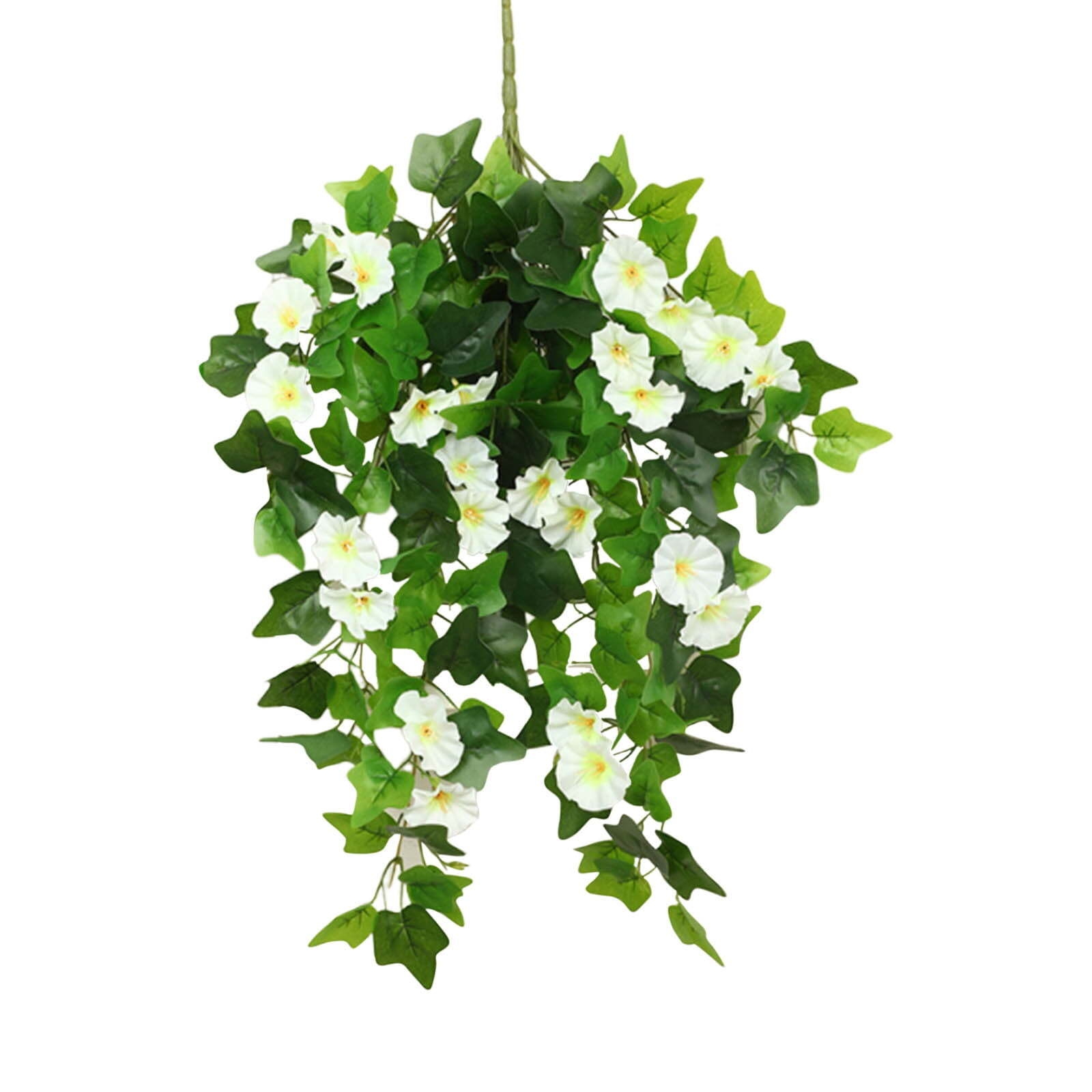 Artificial Flowers Multibunch Morning Glories Outdoor Flowers Indoor Hanging Pot Realistic Long-lasting Decor Durable Silk Plastic 20+ Blooms 65cm Length