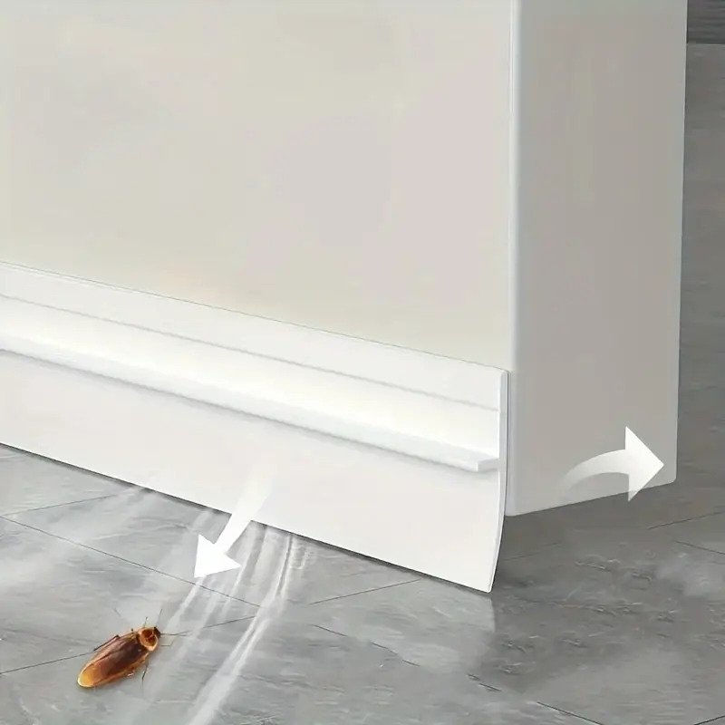 resin door seal 1pc 2pcs external internal door sealing rubber strip windproof rainproof Product details 0