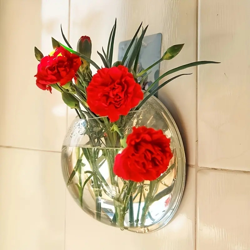 versatile hydroponic planter no drill indoor outdoor wall mount aquarium bowl for home decor garden care details 9