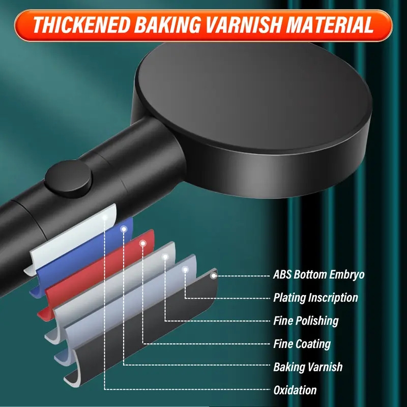 shower head and hose 2m high pressure shower heads handheld shower head with 6 spray   water saving shower heads with filter core accessory set showerhead and hose set for adult children bathroom details 4