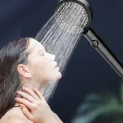 shower head and hose 2m high pressure shower heads handheld shower head with 6 spray   water saving shower heads with filter core accessory set showerhead and hose set for adult children bathroom details 0