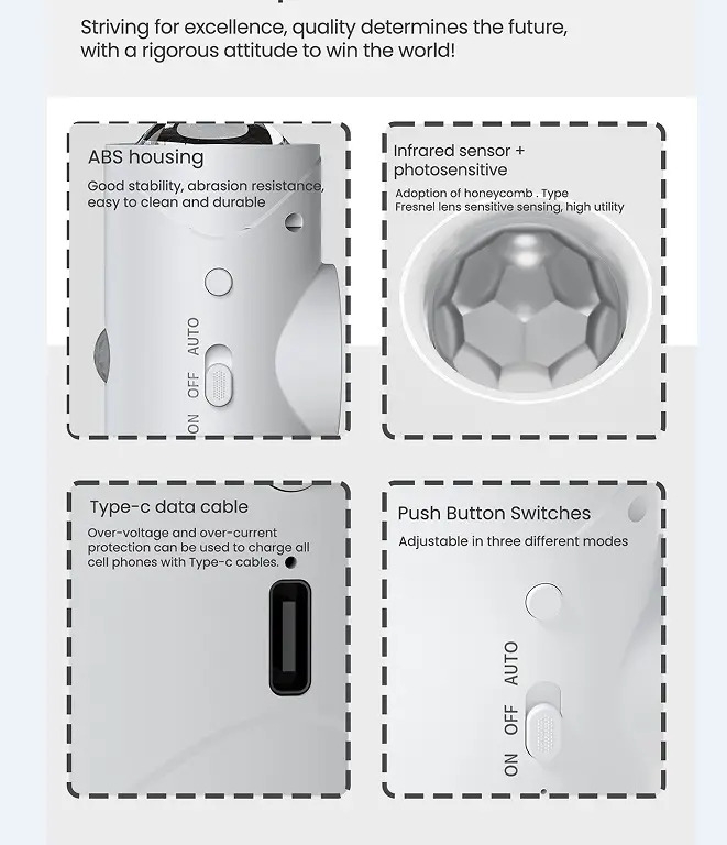 rechargeable led night light with motion sensor wall lamp rgb gradient ambient indoor dimmable magnetic stairlight   halloween christmas diy bedroom living room game decor Product details 2