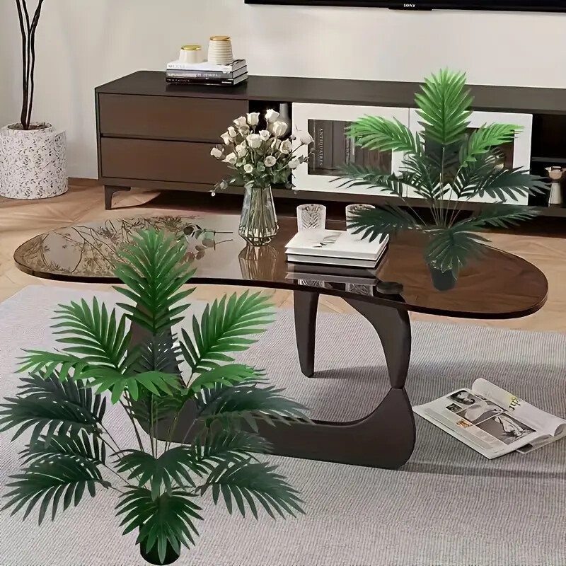 2套逼真的人造植物,带有长茎和大胆的叶子-时尚的家居和花园装饰,适用于婚礼、节日、派对(室内/室外使用) 商品详情 2