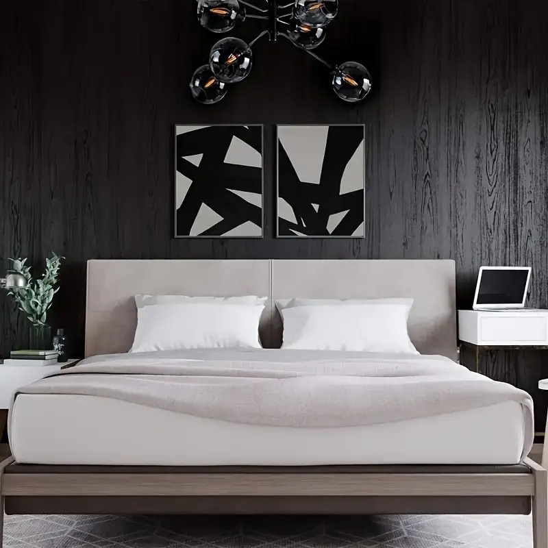 1 卷木纹壁纸防油贴纸,自粘壁纸接触纸可拆卸墙贴剥离,适用于厨房浴室背景墙书桌电器家具贴纸,厨房防水防油,乙烯基薄膜加厚耐热贴纸 商品详情 9