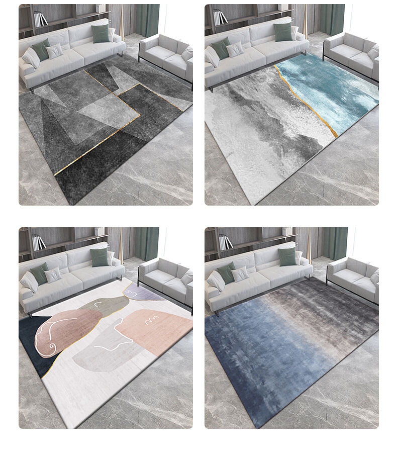 办公室地毯,卧室地毯,入户门垫,客厅沙发毯,3D印花,轻奢地毯
