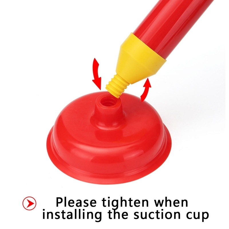 Piston multi de plongeur de drain de drain bloqué par évier de toilette de salle de bains puissante W / 2 ventouses pour des outils de nettoyage d'évier