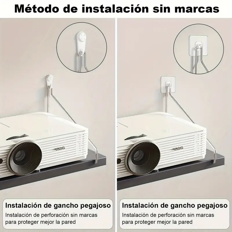 3pcs set floating shelves no drill wall mounted storage rack wooden home decor organizer shelf for living room bedroom space saving minimalist decor with bonus hooks details 6