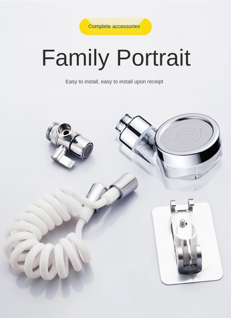 Shampooing artefact douche lavabo externe robinet toilette ensemble de douche rétractable à main douche pressurisée