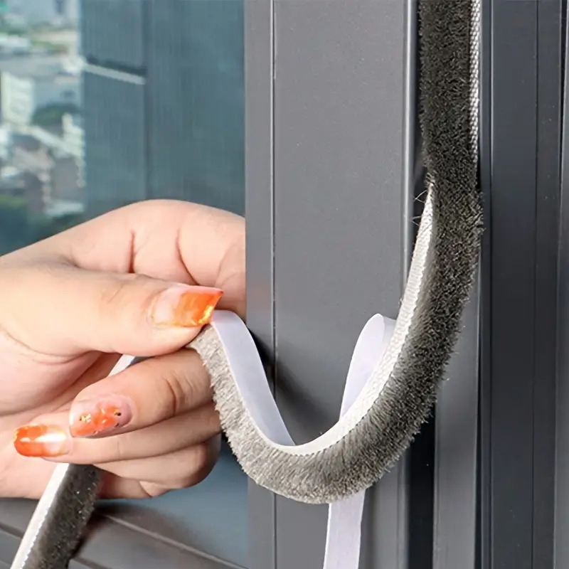 10m self   door window seal plastic back   strip windproof waterproof soundproof anti collision seal for aluminum alloy windows wooden doors commercial door weatherstrip Product details 1