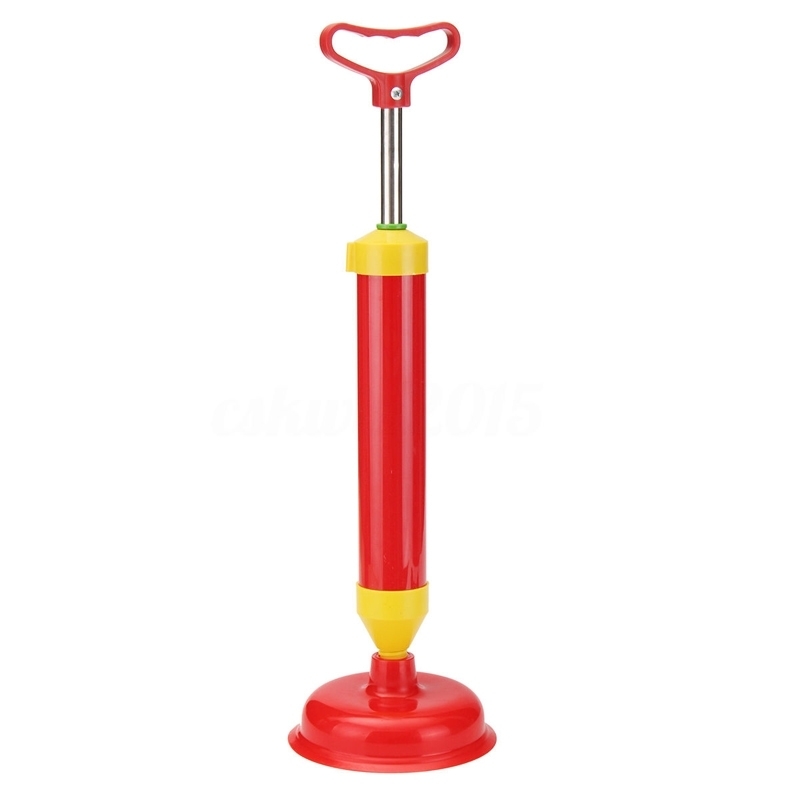 Piston multi de plongeur de drain de drain bloqué par évier de toilette de salle de bains puissante W / 2 ventouses pour des outils de nettoyage d'évier