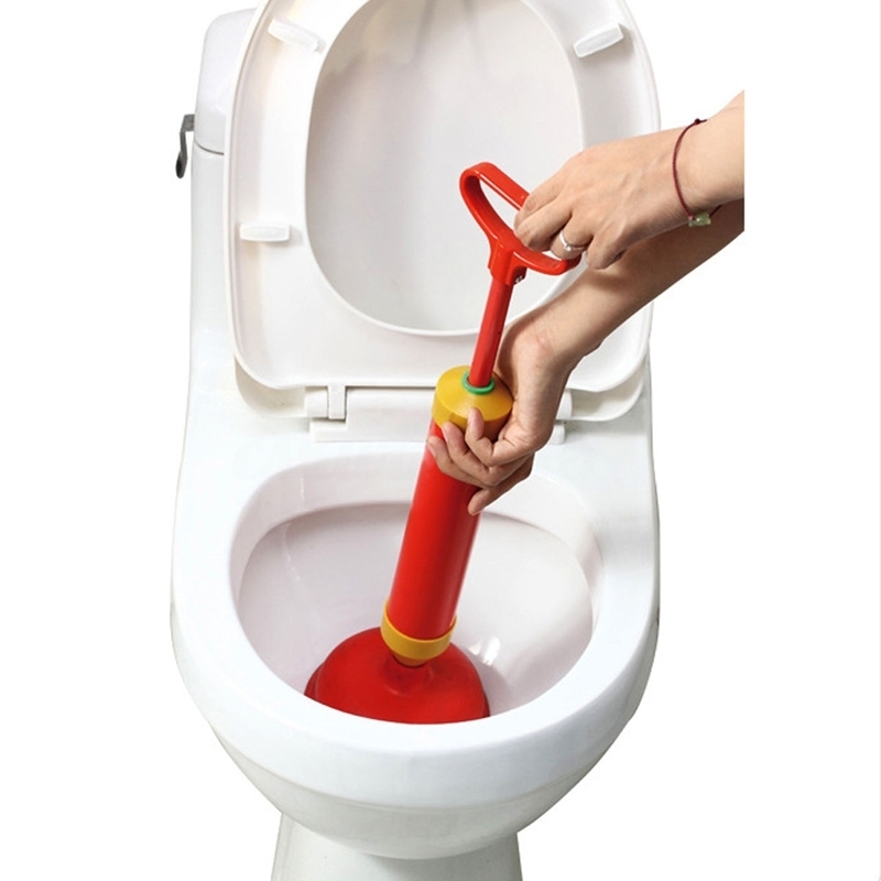 Piston multi de plongeur de drain de drain bloqué par évier de toilette de salle de bains puissante W / 2 ventouses pour des outils de nettoyage d'évier