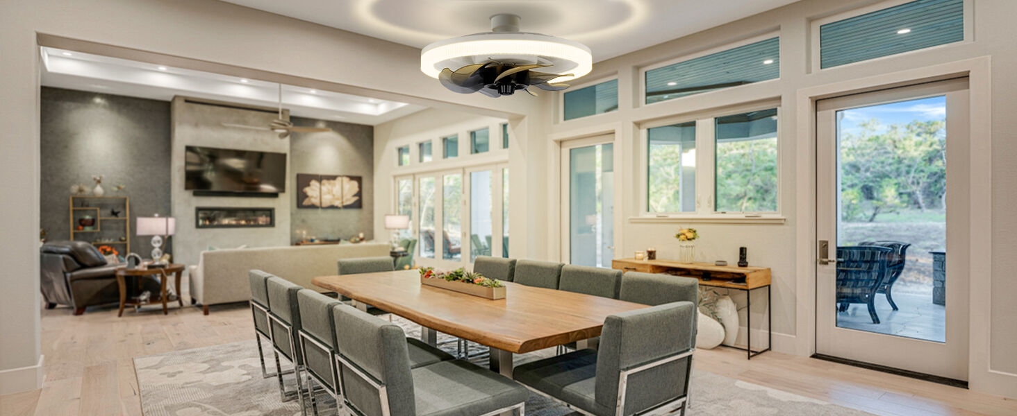 ventilateur de plafond moderne