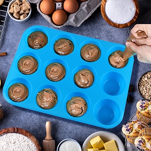 silicone muffin pan