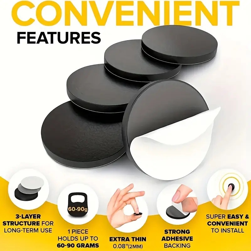 versatile use peel stick magnetic dots 0 8 x 0 8 self adhesive   for photos crafts more easy to use durable 70 30 piece 3