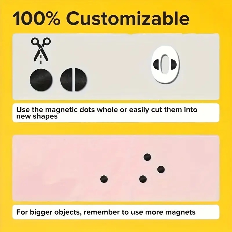 versatile use peel stick magnetic dots 0 8 x 0 8 self adhesive   for photos crafts more easy to use durable 70 30 piece details 0