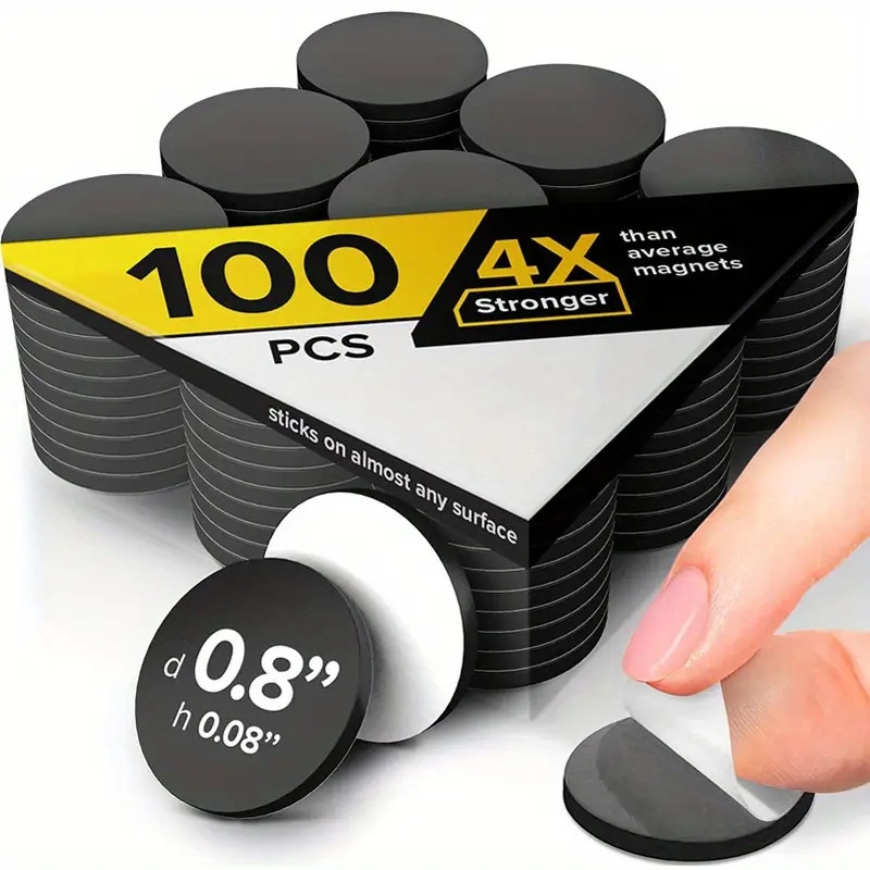 peel & stick magnetic dots - 0.8