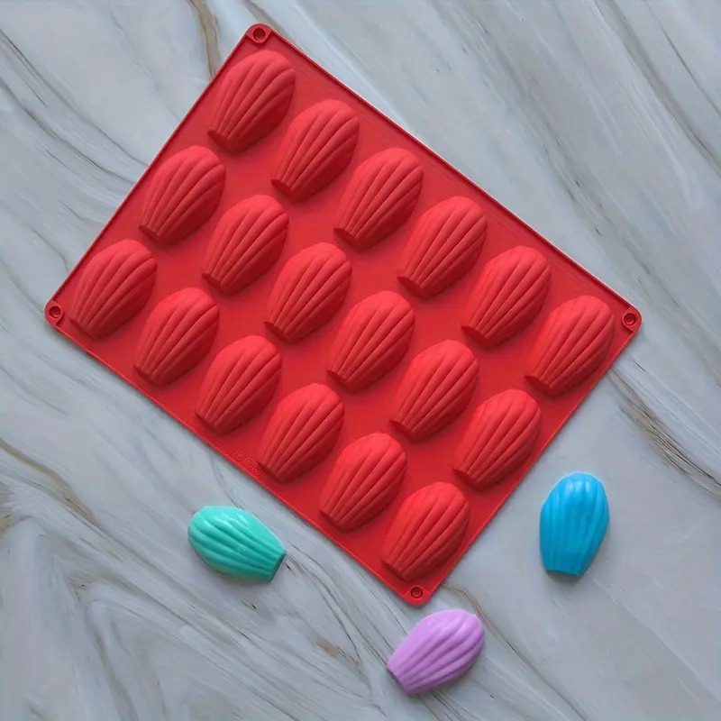 moule à   en silicone à 18 cavités, outil de cuisson   pour  , moules de cuisson décoratifs  ,   et  , matériau en silicone durable. détails 3