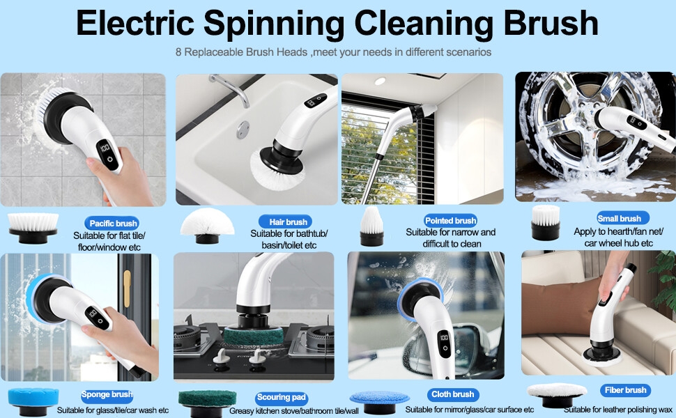 cepillo motorizado para fregar