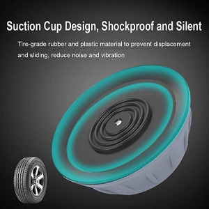 Shock Pad 4 pièces support de machine à laver antibruit, coussinets anti-vibration pour laveuse et sécheuse