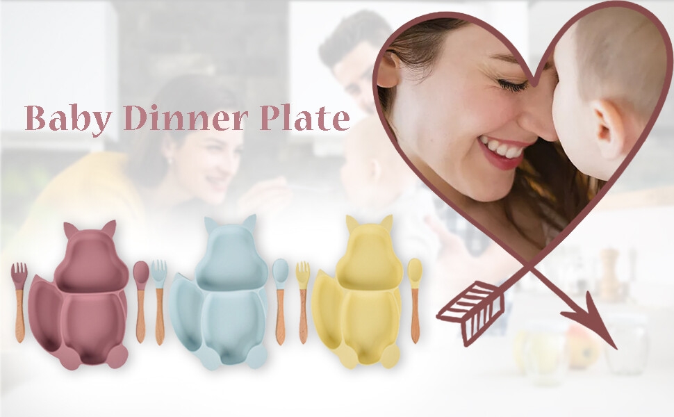 Vaisselle Silicone pour Bébé