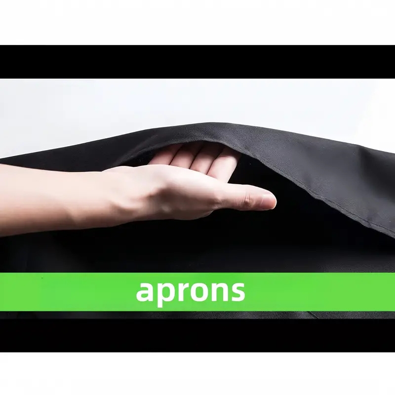 4pcs kitchen apron unisex adjustable cooking apron household solid color apron chef waiter barbecue hairdresser adult pocket apron kitchen supplies Product details 1