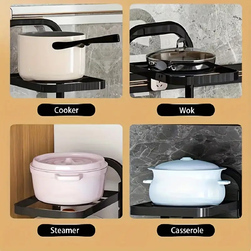 sturdy iron kitchen rack for   storage safe for food contact Product details 4