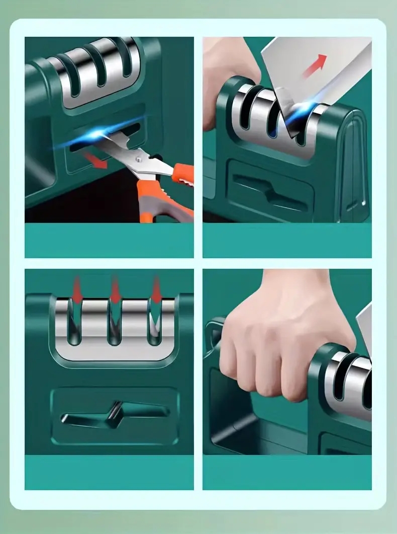 knife sharpening tool portable professional sharpener for knife scissors universal knife sharpening tool for home and outdoor camping details 1