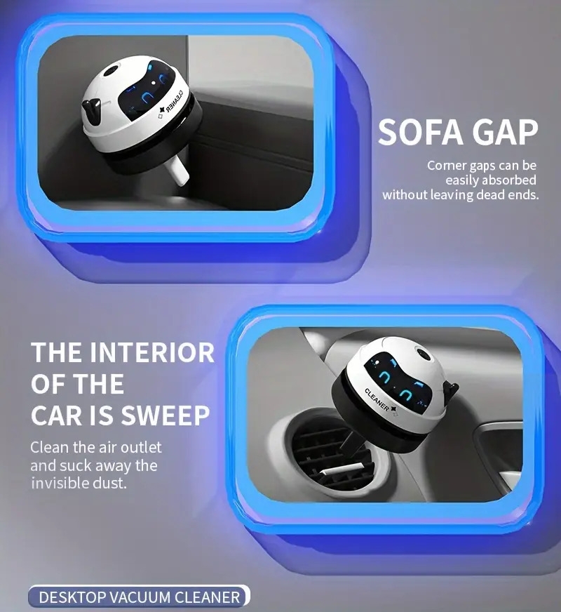 1 件台式吸尘器,黑色和白色 商品详情 8