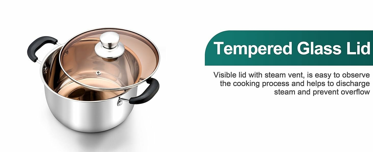 3QT Stainless Steel Stock Pot