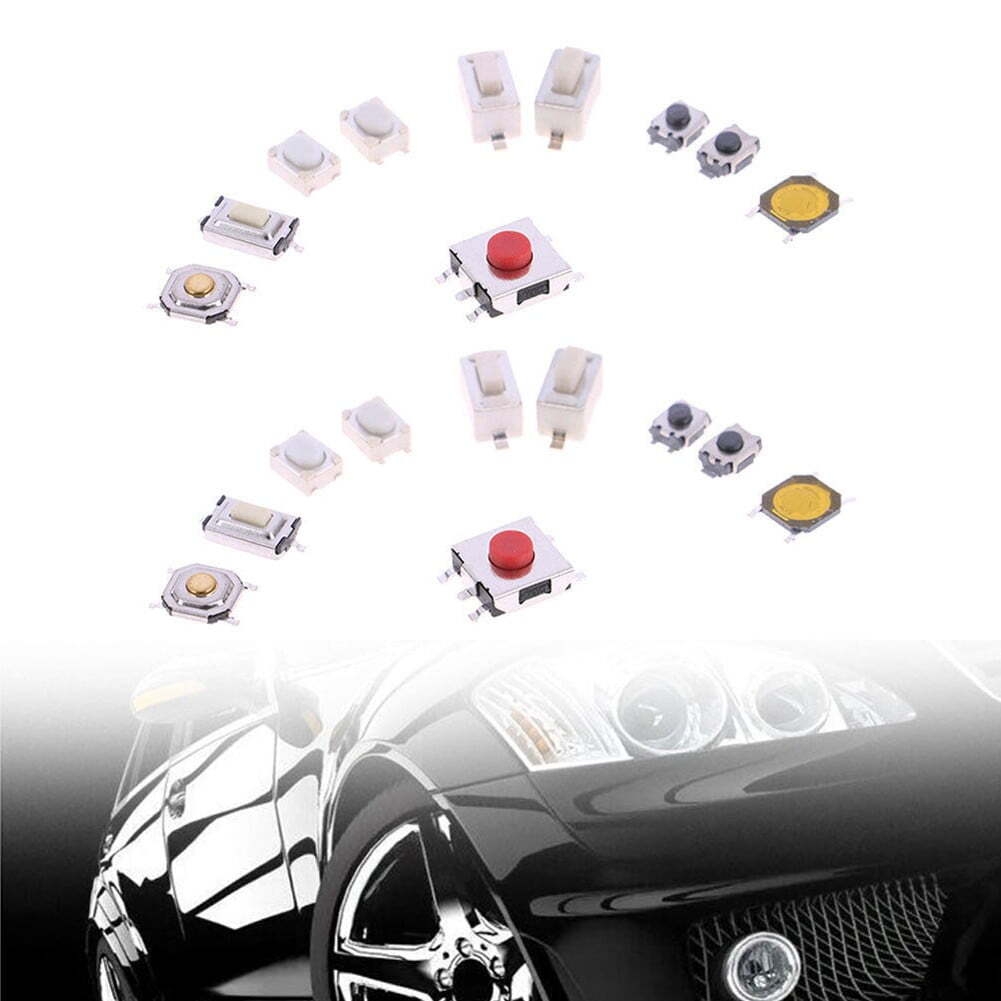 250x Auto Car Parts Tactile Push Button Switch Remote Key Button Microswitch Kit