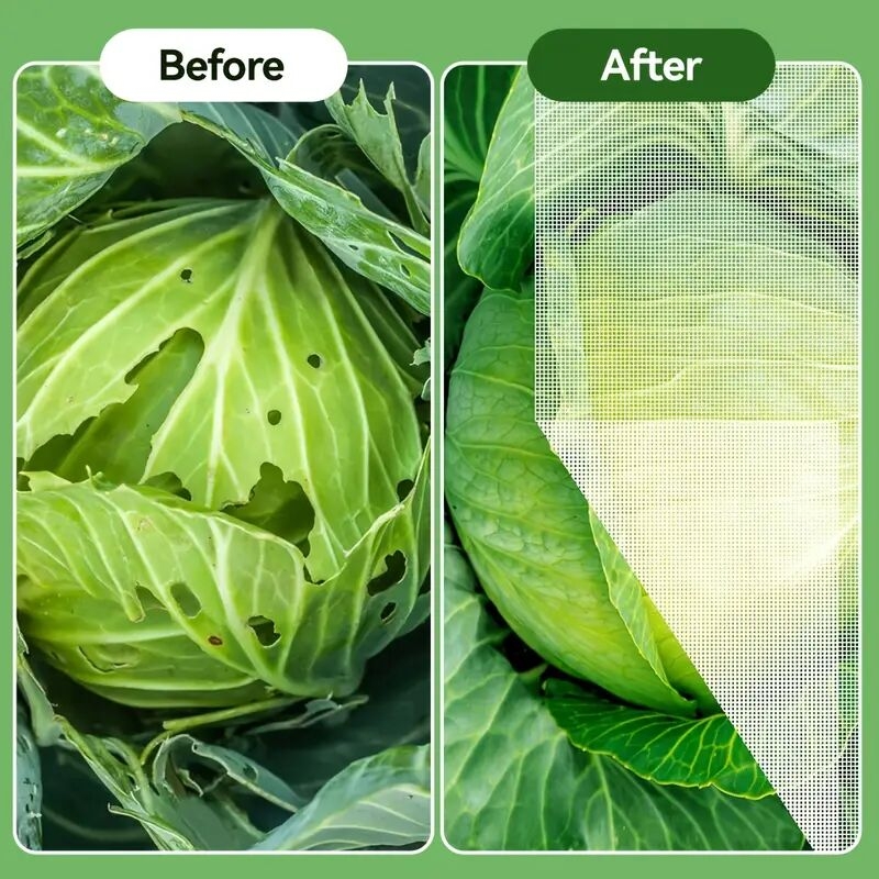 2 pack 8 2 x 20ft garden netting garden mesh netting greenhouse protection net reusable plant covers for protect vegetables fruits plant flower crop screen barrier net row covers 4