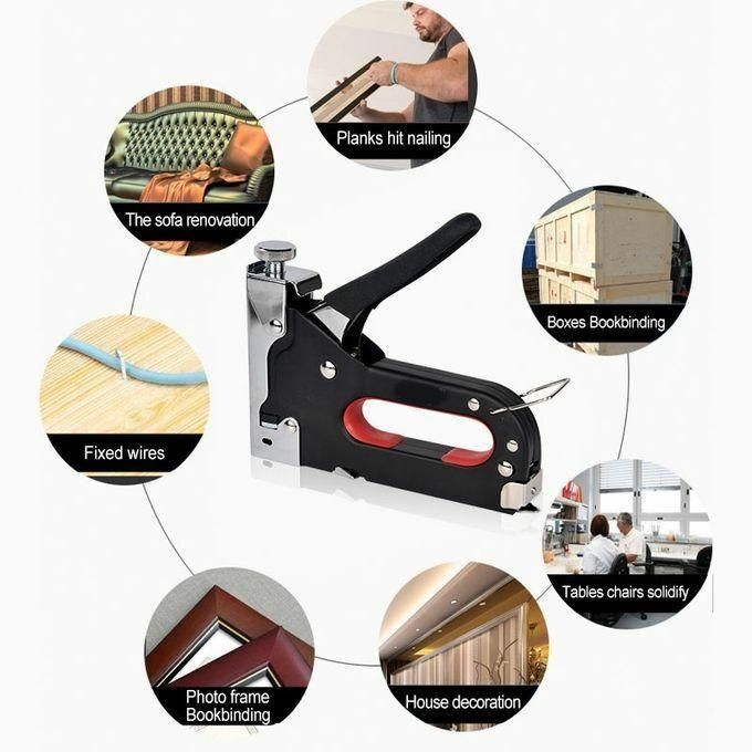 product_image_name-Generic-All in one Heavy-Duty Stapler Gun with Free Staple Pins - Black/Silver-8