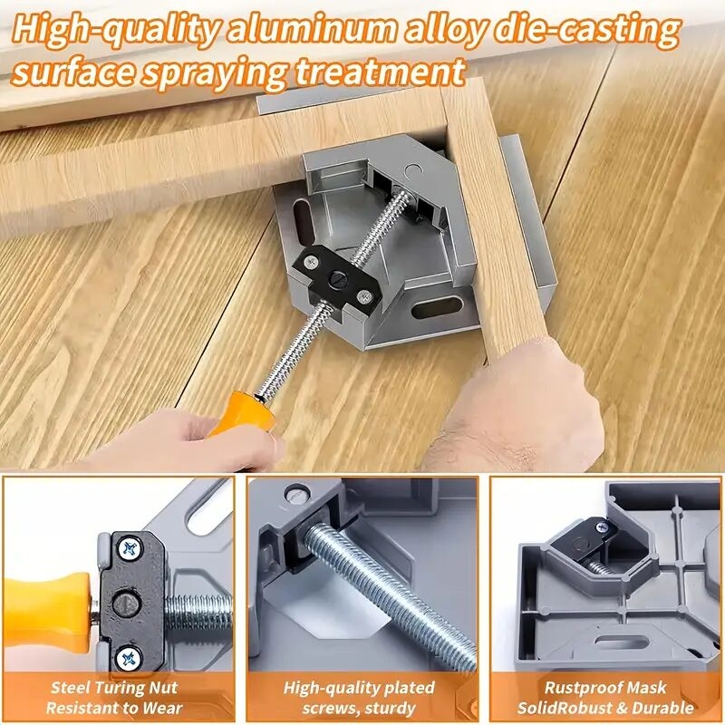 2pcs 90 right angle clamps woodworking corner clamp   welding clip Product details 4