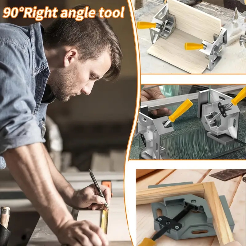 2pcs 90 right angle clamps woodworking corner clamp   welding clip Product details 3