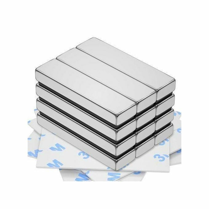 product_image_name-Generic-12pcs Strong Neodymium Bar Magnetics With Adhesive Backing-1