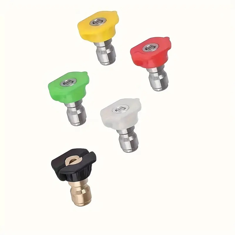 高压洗车枪，5 色快速连接 1/4 英寸喷嘴 m22-14 软管连接器，高压洗车枪，花园灌溉喷雾 7