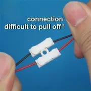 20pcs quick terminal connector push type connectors 2 pin flame retardant led lamp connectors details 0