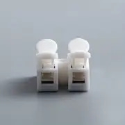 20pcs quick terminal connector push type connectors 2 pin flame retardant led lamp connectors details 4