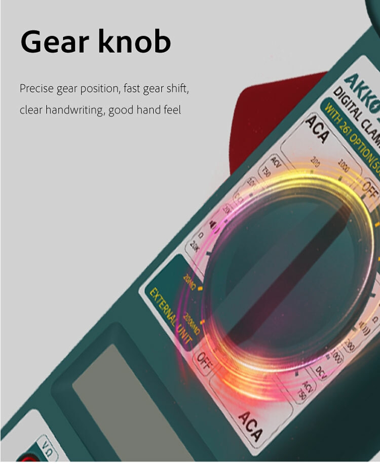 Pince numérique Portable akko star, numérique, multimètre, DM6266, 500V