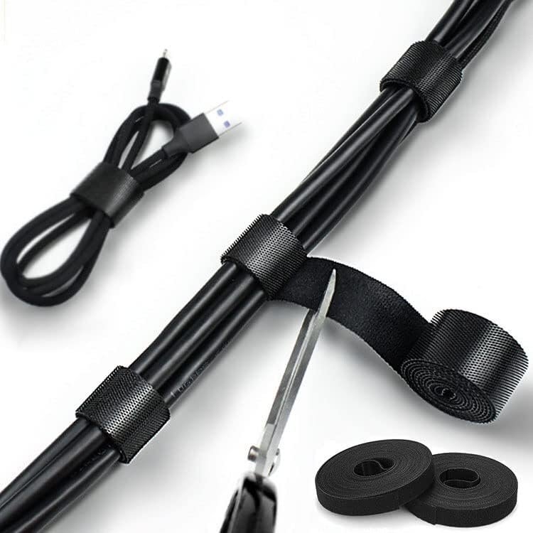 Tianle 152pcs Cable Management Cable Tidy, 4 Cable Tidy Sleeves, 20 Cable Clips, 23 Roll Cable Organiser Straps, 3 Silicone Cable Holder, 100 Wire Organizer Ties