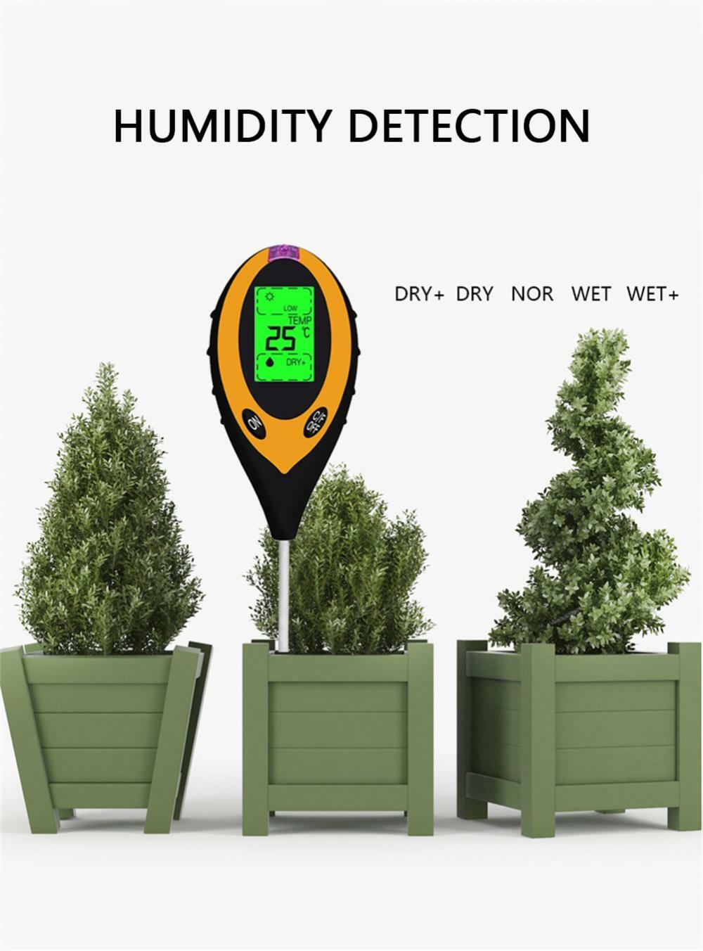 1 Ensemble, Humidimètre Du Sol, Température Numérique Des Plantes