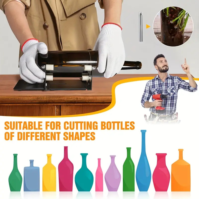 19pcs universal glass   tool for square and round bottles Product details 0