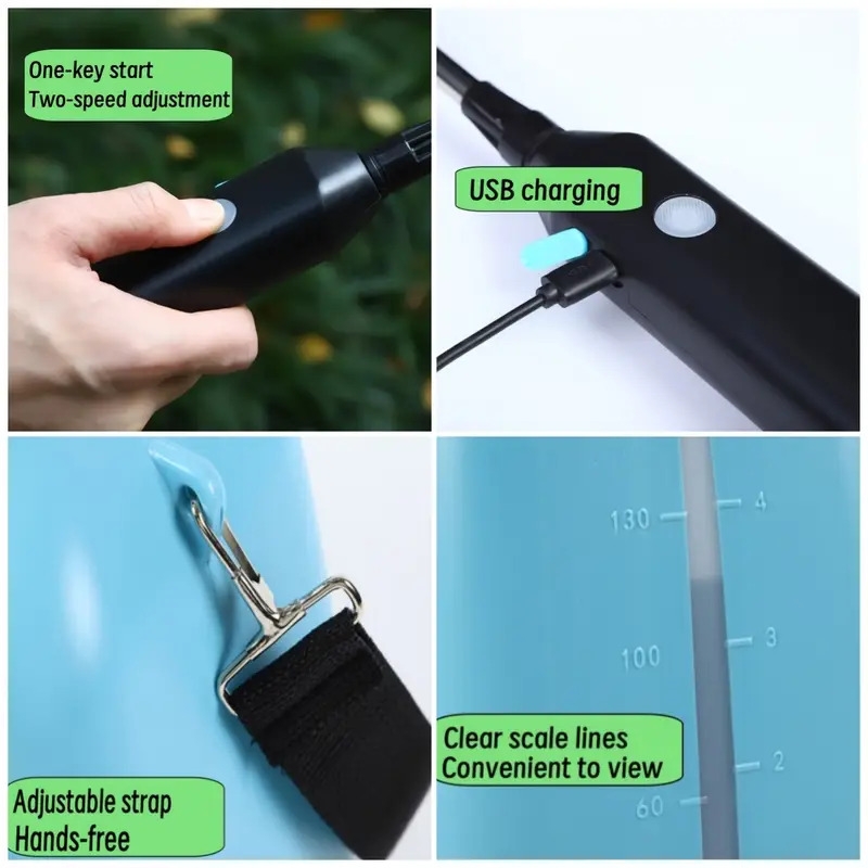 一件5l电动家用 浇水器含3个喷头 2