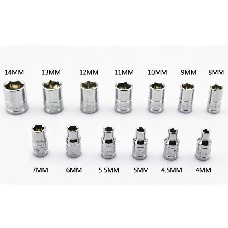 46 Piece Sleeve Set Tool Sleeve Ratchet Screwdriver Combination Socket Wrench Set Auto Repair Tools