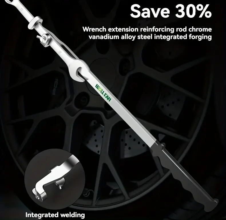 万能加长扳手工具，加厚加长手柄转矩杆，增强握感 详情 0